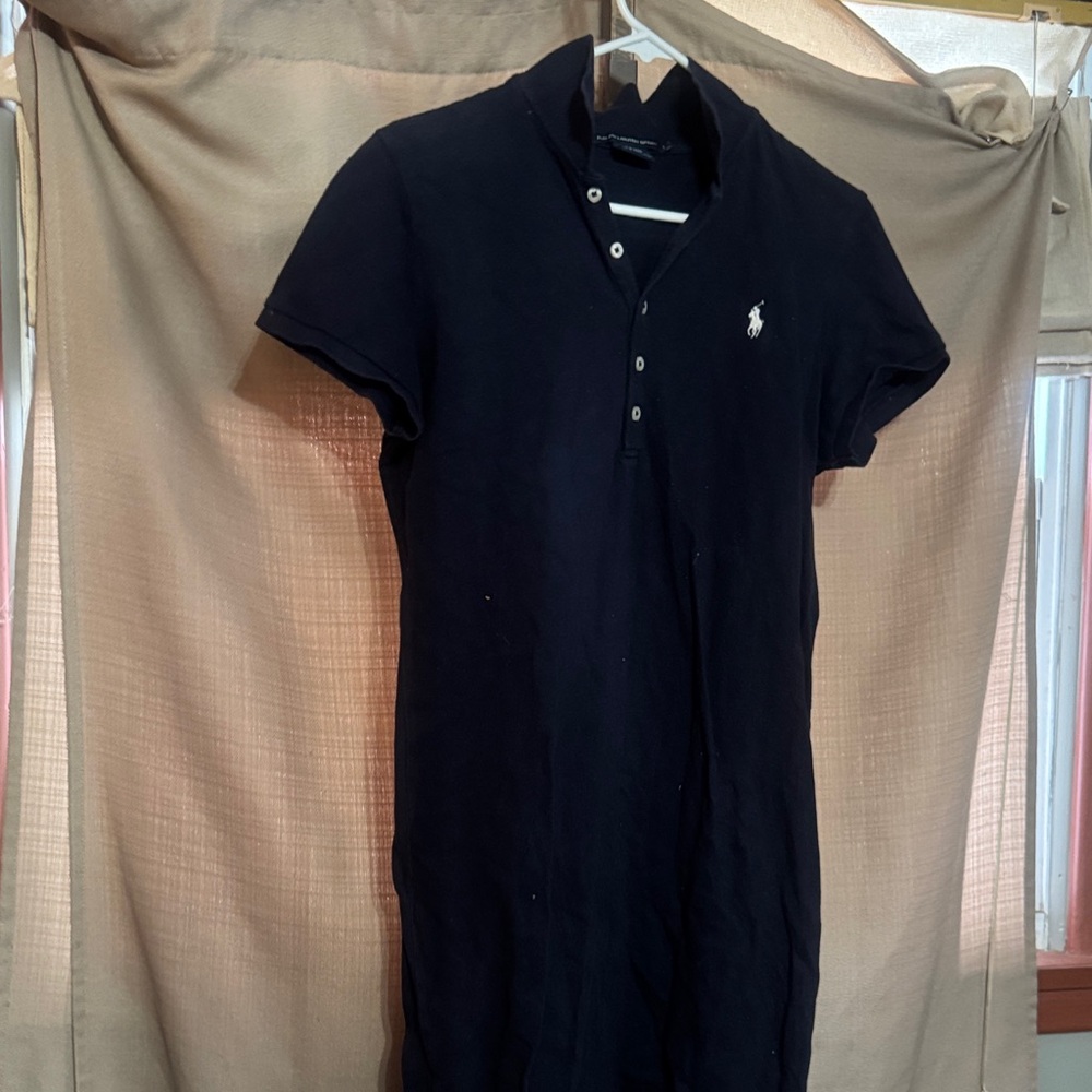 Ralph Lauren Navy Polo Shirt Dress-22